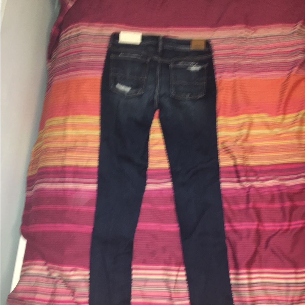 Low Rise Ripped Stretchy Skinny Jeans - Picture 2 of 2